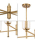 Elara 6-Light New Traditional  Chandelier Light Vintage Brass