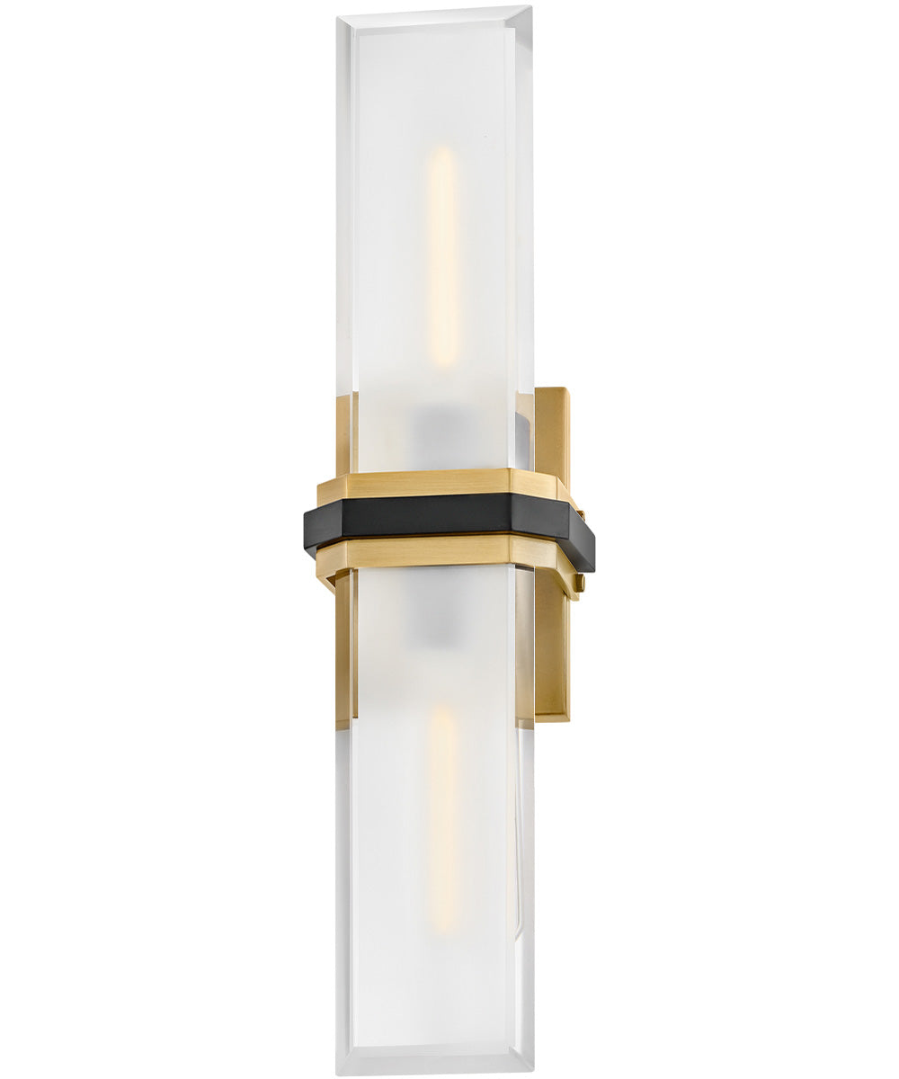 Kipton 2-Light Large Sconce in Heritage Brass