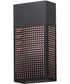 Lattice 16 inch LED Outdoor Sconce Dark Sky Black