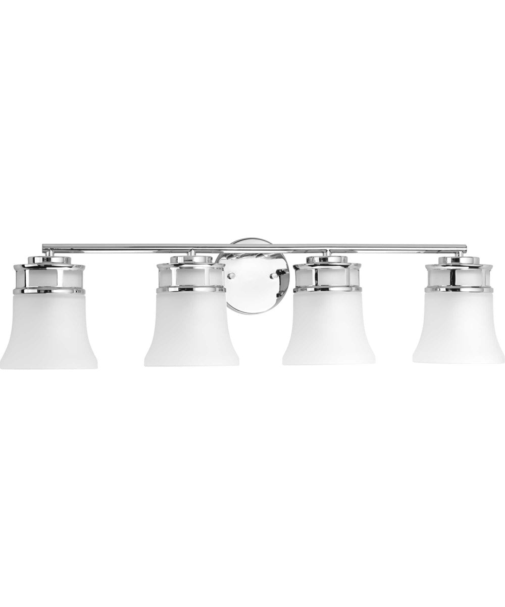 Cascadia 4-Light Bath & Vanity Polished Chrome