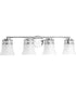 Cascadia 4-Light Bath & Vanity Polished Chrome