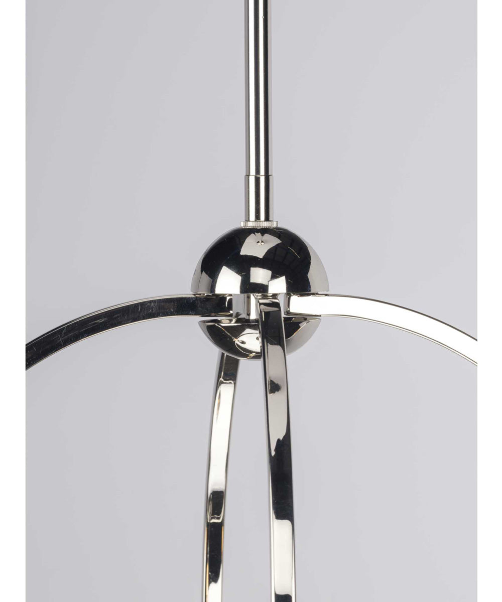 Seneca 8-Light Farmhouse Pendant Light Polished Nickel