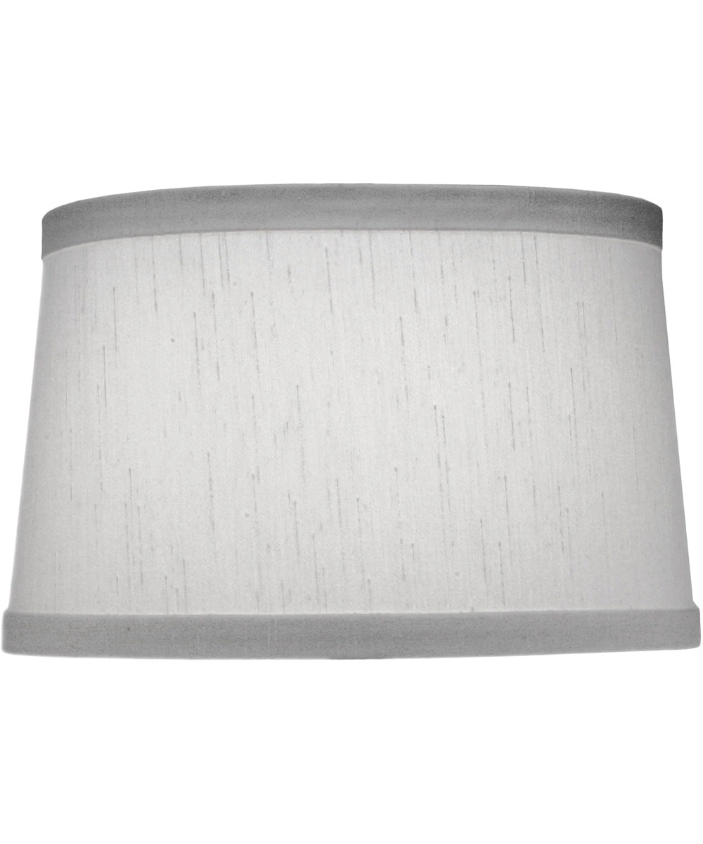 14x16x10 Global White Tapered Drum Hardback Lampshade
