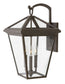 21"H Alford Place 3-Light Large Outdoor Wall Light in Oil Rubbed Bronze
