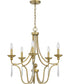 Joules 5-light Chandelier Aged Brass