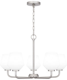 Nielson 5-light Chandelier Brushed Nickel