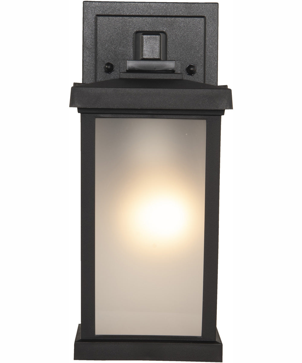 Resilience Lanterns 1-Light Outdoor Wall Lantern Matte Black