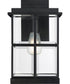 Mulligan Medium 1-light Outdoor Wall Light Matte Black