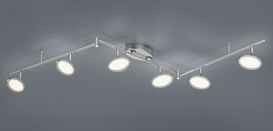 72"W Duellant LED Ceiling light Chrome