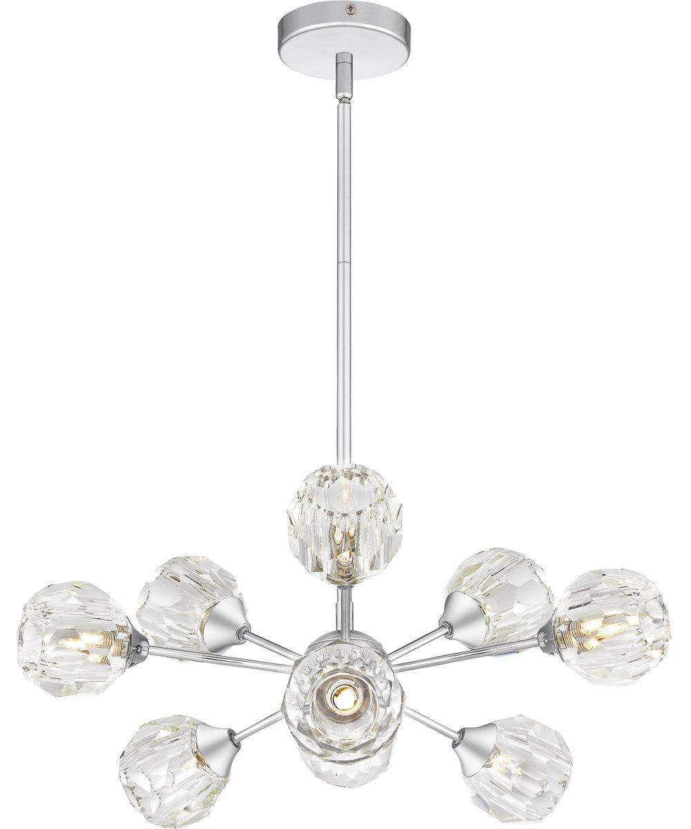 Spellbound 9-light Chandelier Polished Chrome