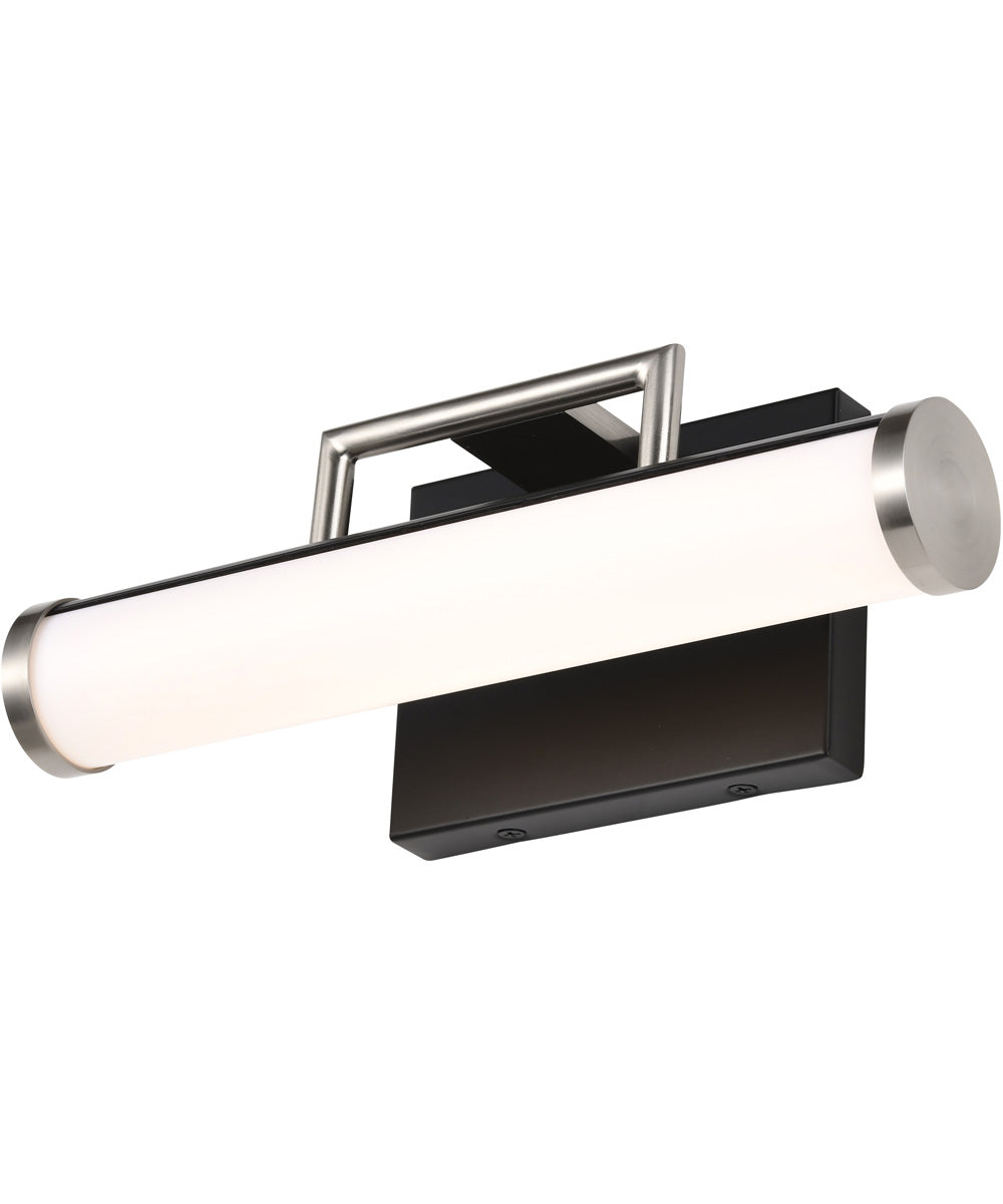 Solano  Vanity & Wall Black / Brushed Nickel