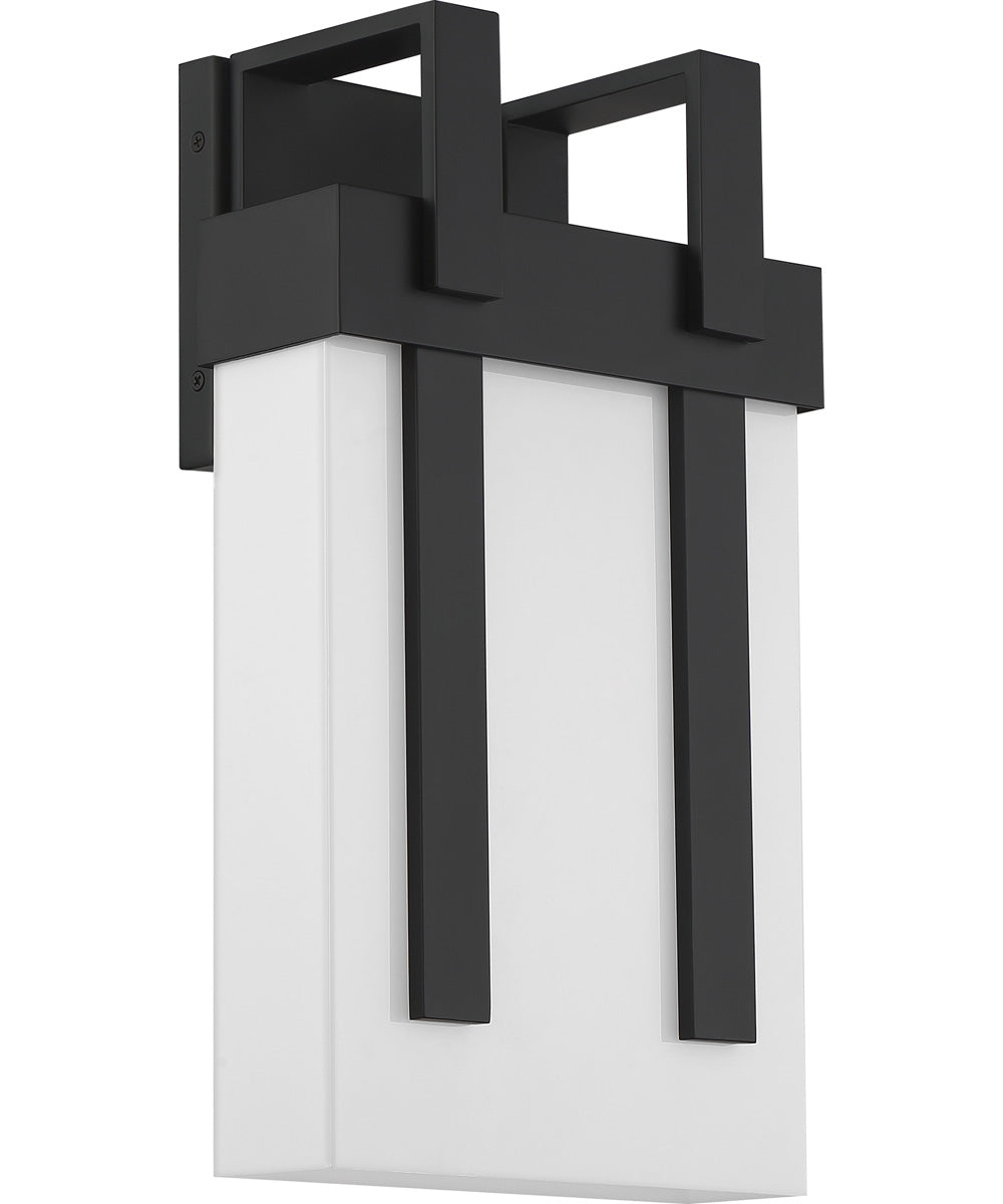 Ruben Large Outdoor Wall Light  Coastal Armour Aluminum Matte Black