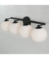 Ansley 4-Light Vanity Matte Black