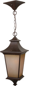 10"W Argent 1-Light Outdoor Pendant Aged Bronze