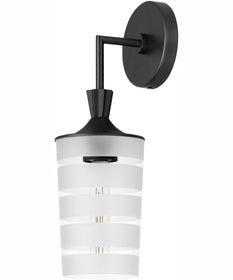 Copacabana Outdoor Wall Sconce Black