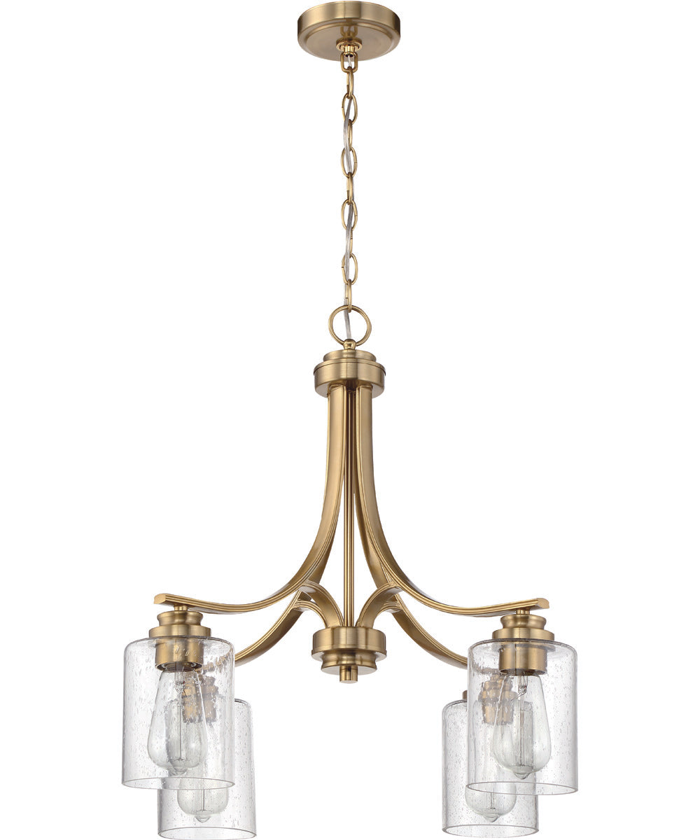 Bolden 4-Light Chandelier Satin Brass
