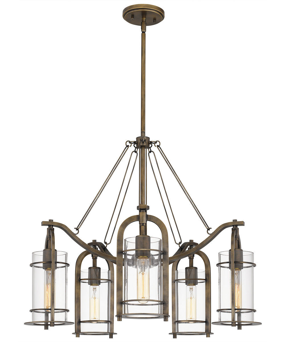 Toscana 5-light Chandelier Statuary Bronze