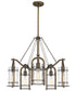 Toscana 5-light Chandelier Statuary Bronze
