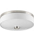 Weaver LED 1-Light 10" LED Flush Mount Brushed Nickel
