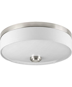 Weaver LED 1-Light 10" LED Flush Mount Brushed Nickel
