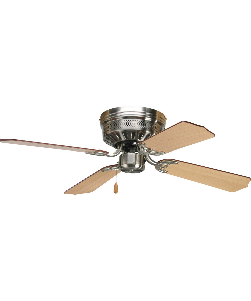 AirPro 42" 4-Blade Hugger Ceiling Fan Brushed Nickel