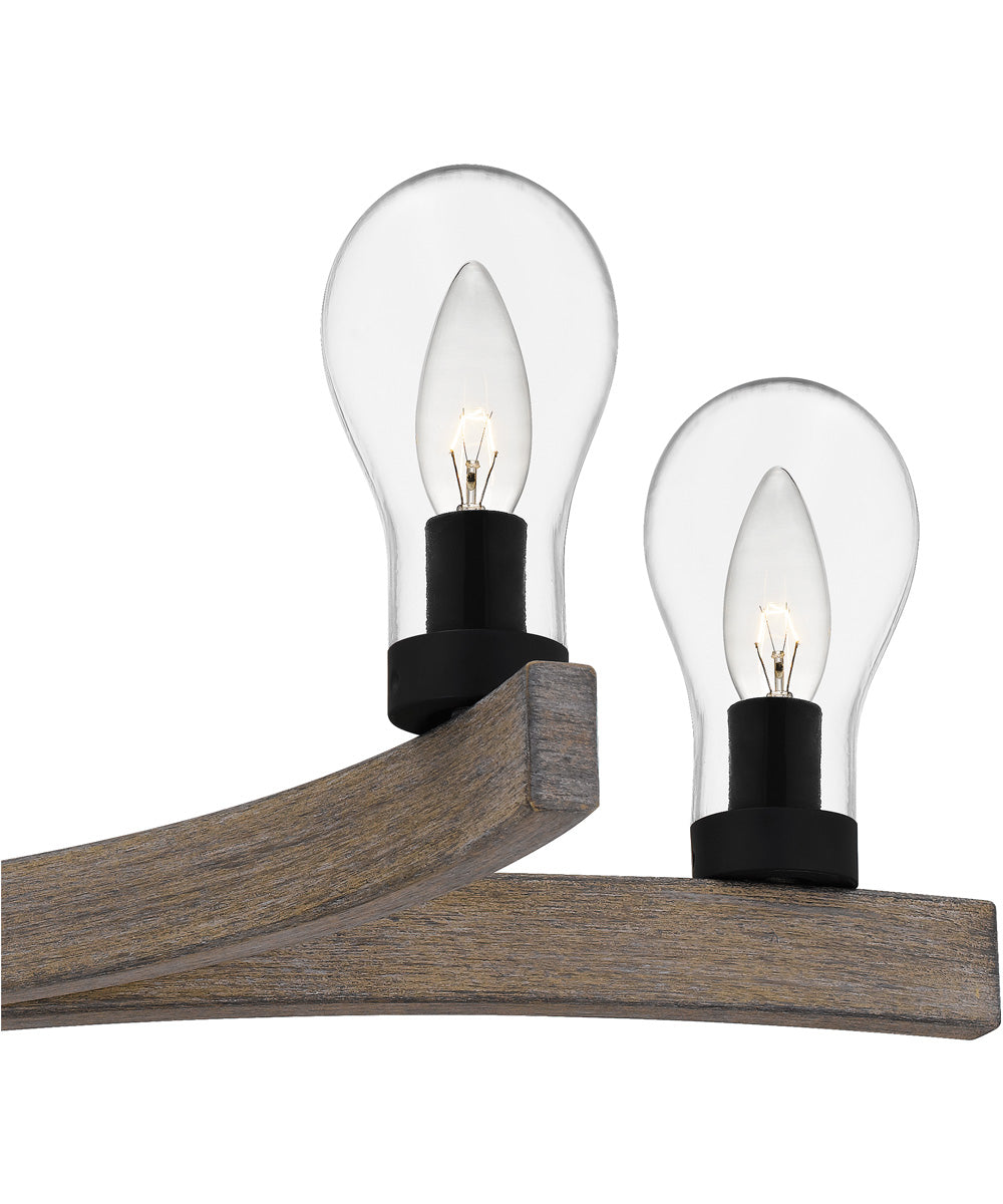 Ojai 5-light Island Light Matte Black