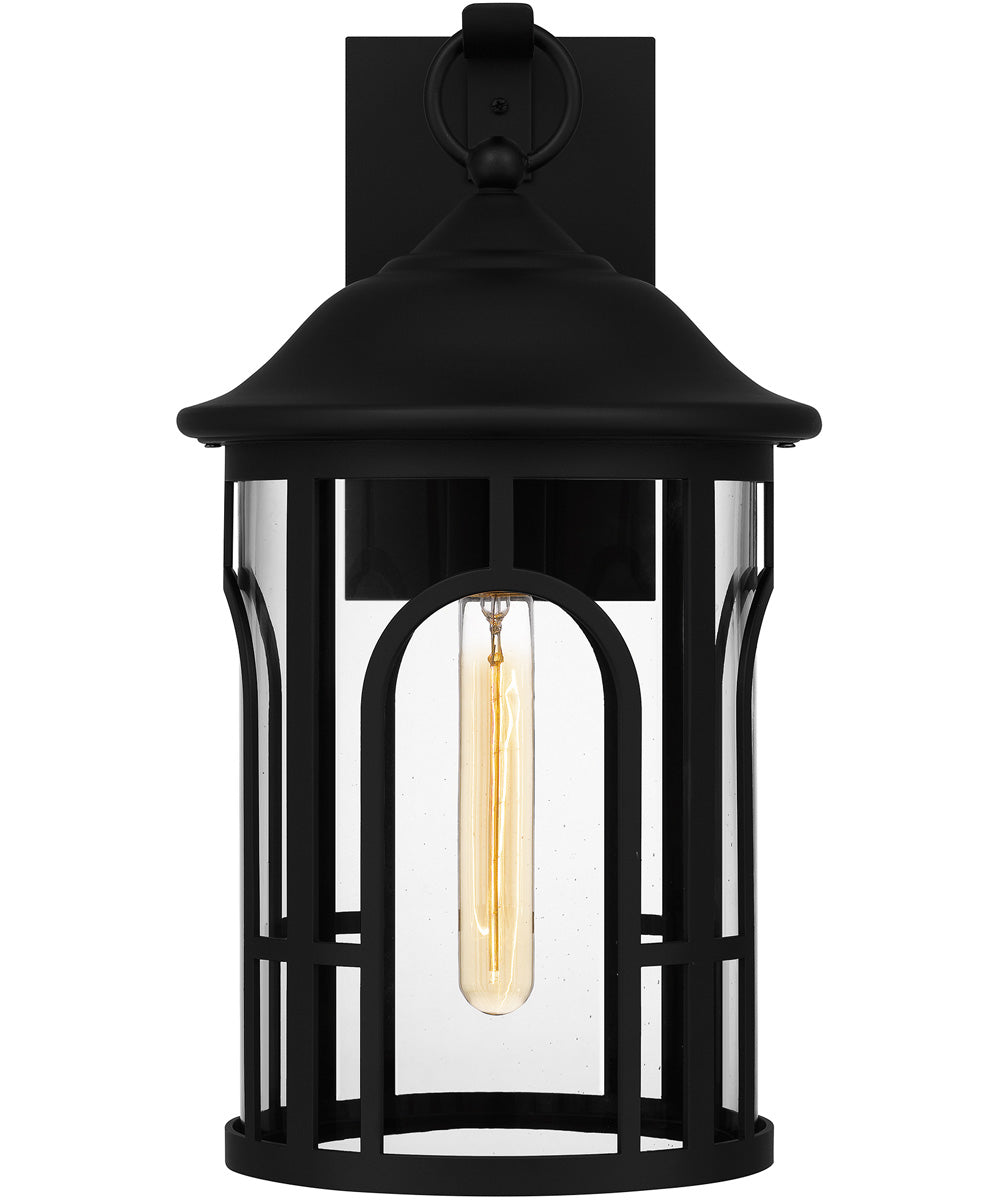 Brampton Large 1-light Outdoor Wall Light  Coastal Armour Aluminum Matte Black