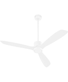 58" Portland Patio Ceiling Fan Studio White