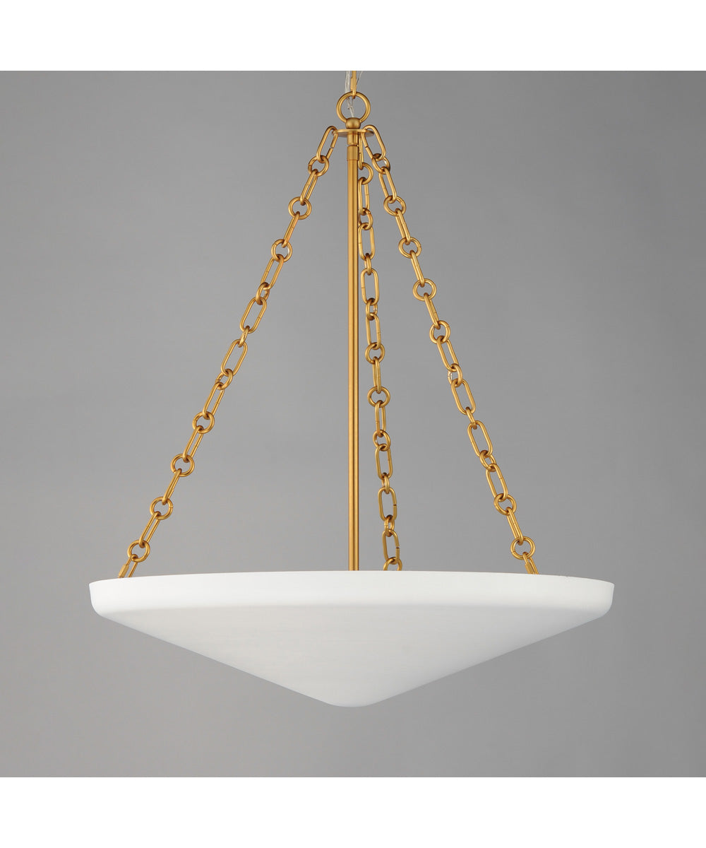 Artemis 6-Light Pendant Natural Aged Brass