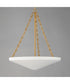 Artemis 6-Light Pendant Natural Aged Brass