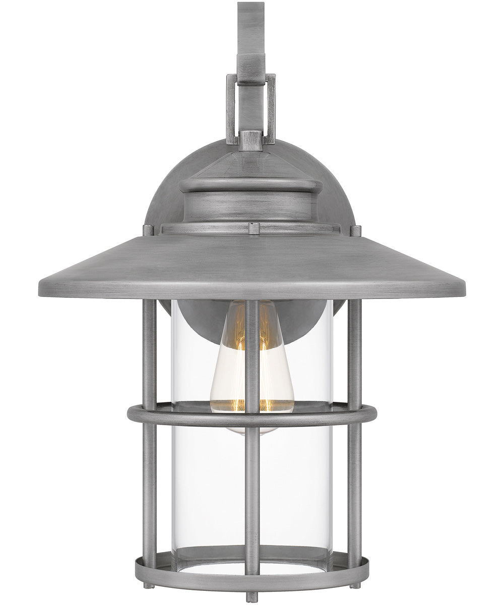 Lombard Large 1-light Outdoor Wall Light Antique Brushed Aluminum