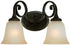 15"W Barrett Place 2-Light Bath Vanity Light Mocha Bronze