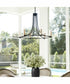 Olympus 6-light Chandelier Textured Black