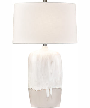 Ruthie 32'' High 1-Light Table Lamp - White Glaze