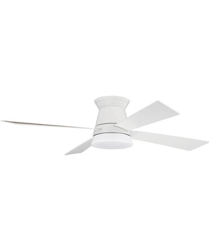 52" Revello 1-Light Specialty Ceiling Fan (Blades Included) White