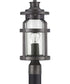 Haslett 1-Light Post Lantern Antique Pewter