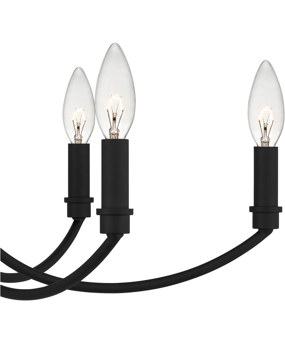 Briar 9-light Chandelier Matte Black