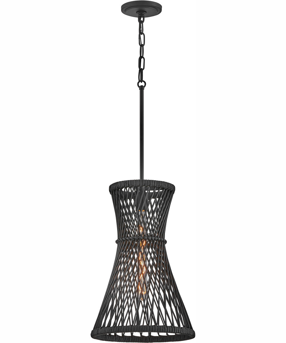 Twyla 1-Light Medium Pendant in Black