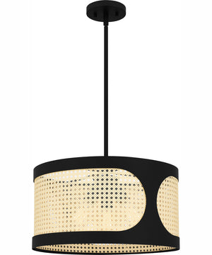 Syrah Large 3-light Pendant Matte Black