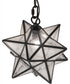 9" Wide Moravian Star Mini Pendant