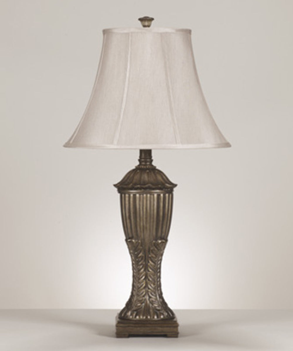 Ashley Contemporary Silver and Black Finished Table Lamp