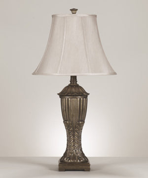 Ashley Contemporary Silver and Black Finished Table Lamp