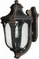 18"H Trafalgar 1-Light Outdoor Wall Lantern Mocha
