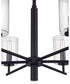 Hailie 6-Light Chandelier Flat Black