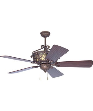 54" Toscana Ceiling Fan (Blades Included) Peruvian Bronze