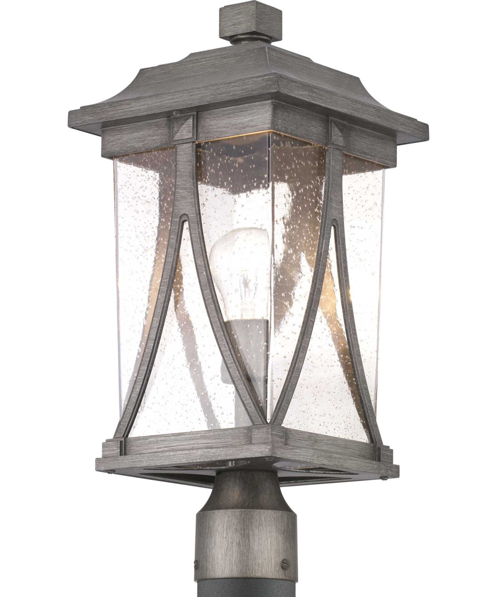 Abbott 1-Light Post Lantern Antique Pewter