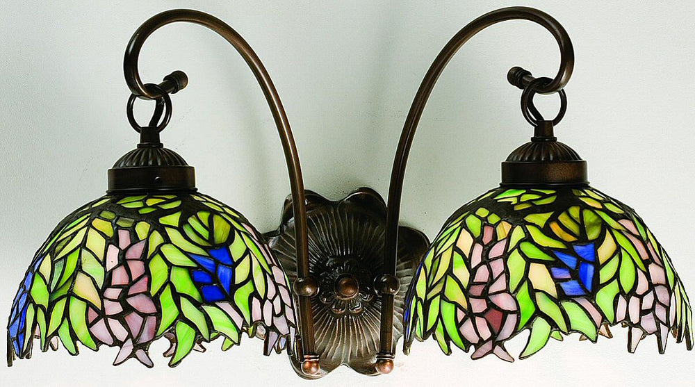 18"W Honey Locust Victorian 2-Light Vanity