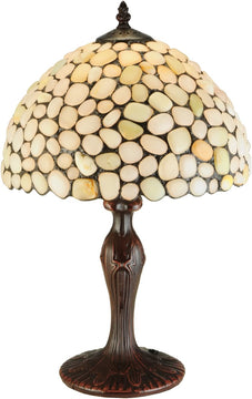 19"H Agata Opal Table Lamp
