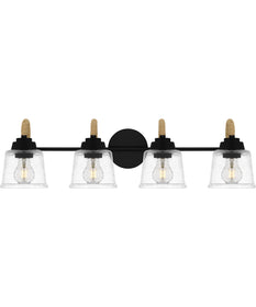 Seabreeze Extra Large 4-light Bath Light Matte Black