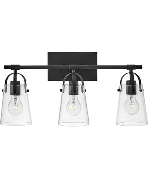 Foster 3-Light Vanity in Black